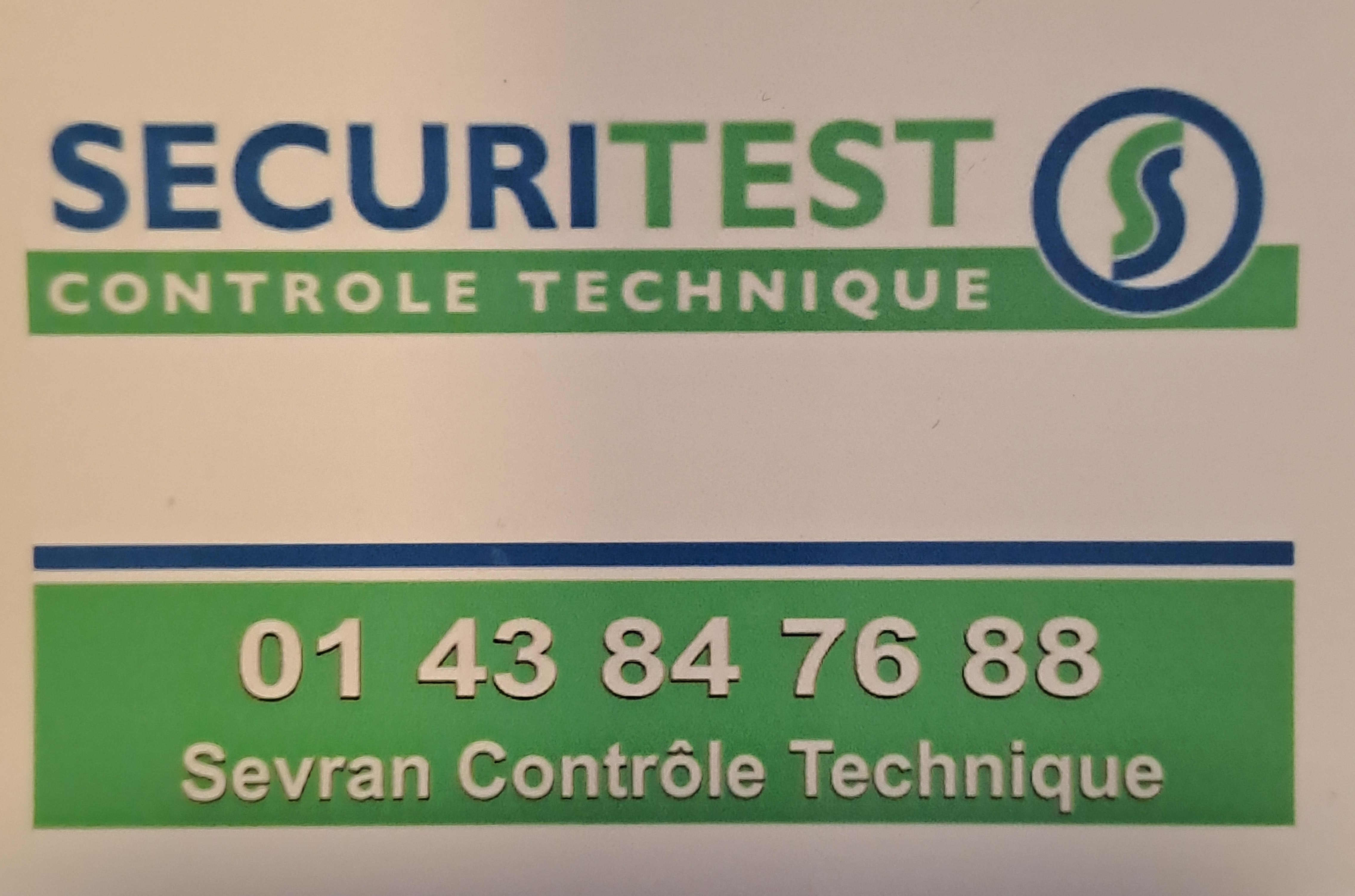 Centre de contrôle technique Sécuritest à Sevran