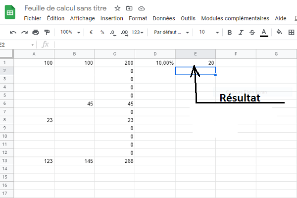 Pourcentage — ex. 4