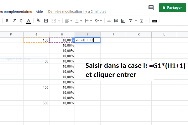 HT vers TTC — ex. 2
