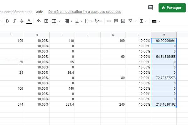 TTC vers HT — ex. 2