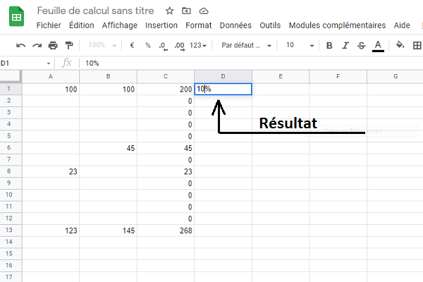 Pourcentage — ex. 2