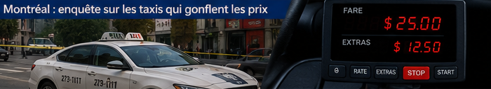 Montréal taxis prix